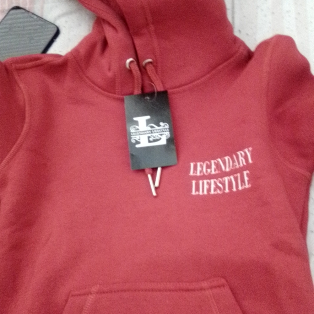 Kids red sweat suit Legendary Lifestyle